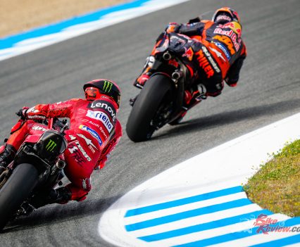 Miller unfortunately ended up letting the Ducati through in the last few laps, but still did a spectacular job to stay on the podium.