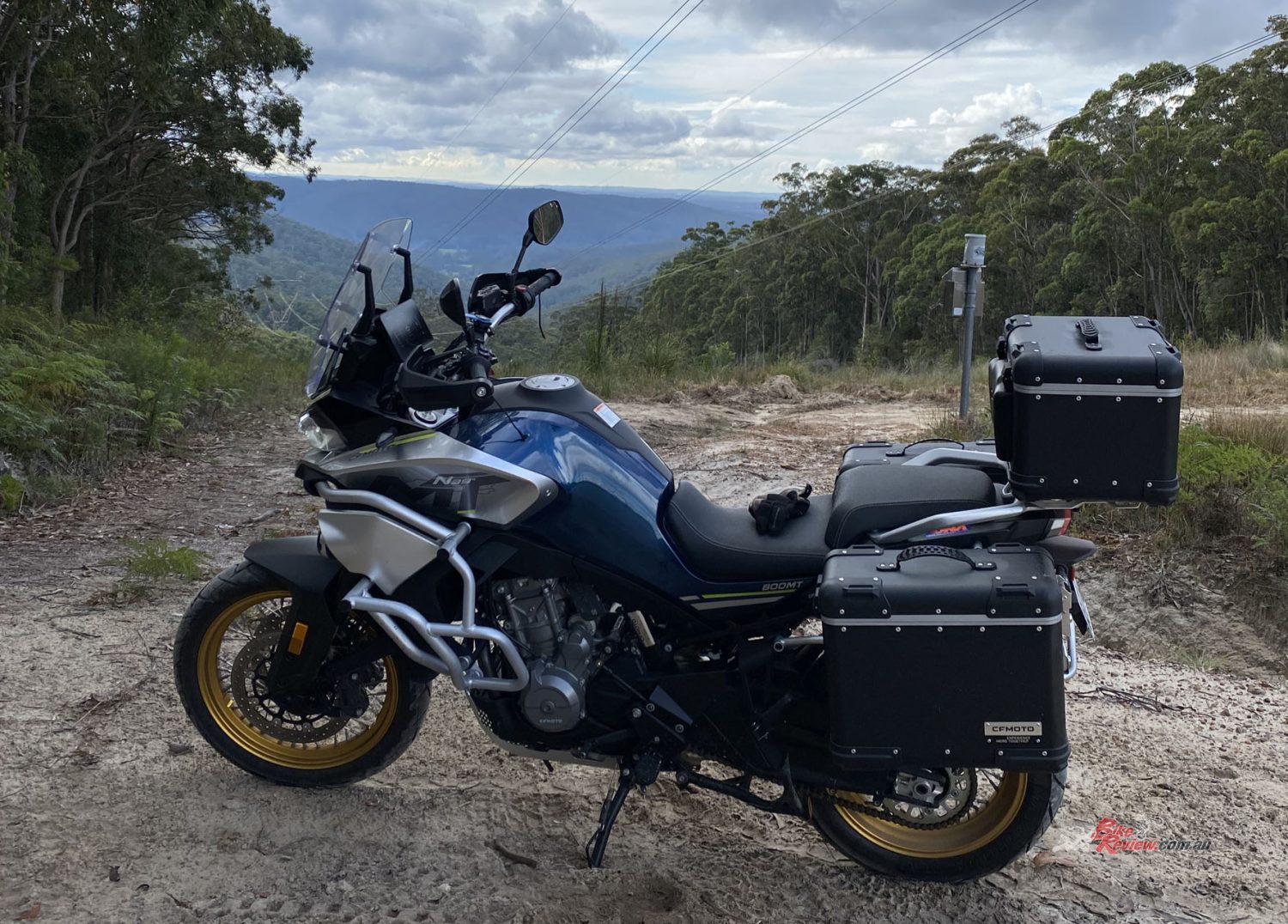 The poor BikeReview 800MT was pushed to its limits on the St Albans loop. Nick took the more difficult route, which is suitable for full on enduro bikes, not a heavy adventure machine.