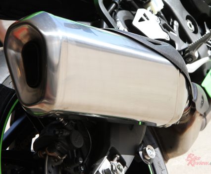 Surprisingly quiet street muffler.