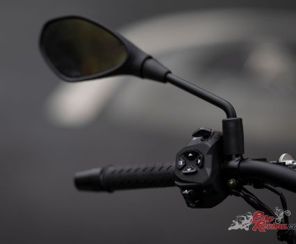 Controlled via the buttons on the 'bars.