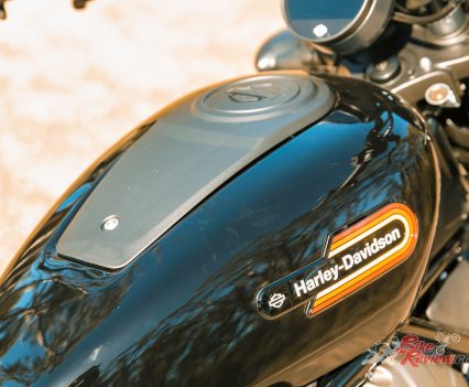 But, having the filler under the seat means you get a nice minimalistic tank like this.