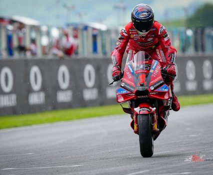 The pressure was on for Bagnaia but the #1 responded in true Champions' fashion stretching out the field with four laps remaining. Bagnaia put the hammer down setting the fastest lap of the race, giving himself some breathing space.