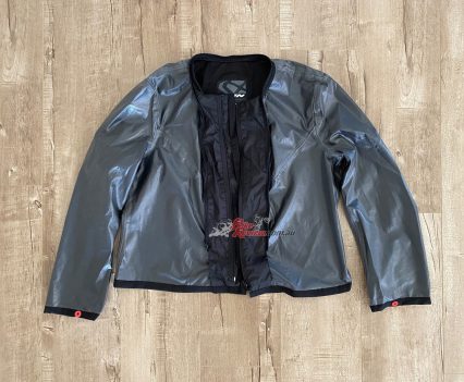 The waterproof lining for the cold or wet days.