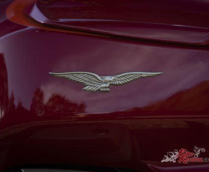 Typical stunning Guzzi badging.