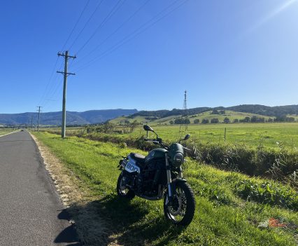 It's extremely quiet along swamp road, you won't get bothered if you want to stop and take some photos of your bike.
