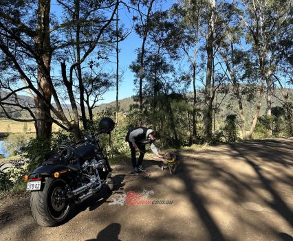 Nick and his mates headed out to Wisemans Ferry!