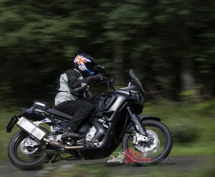 AC riding the LXP prototype.