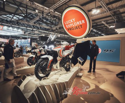 At the unveiling of the LXP.