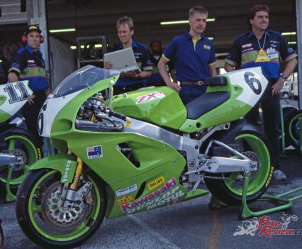 Peter Doyle and Ohlins technician Anders Anderson.