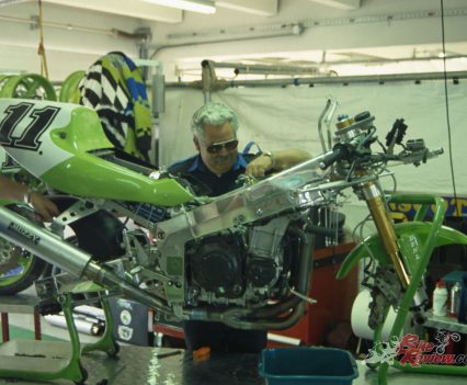 1993 saw an updated chassis and airbox design.