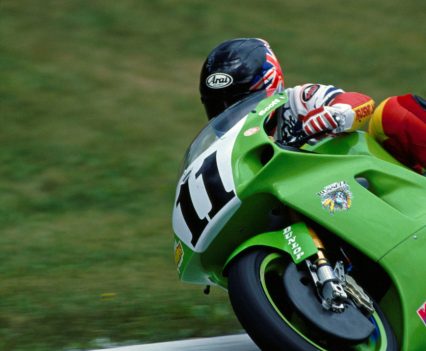 Scott Russell 1993 Kawasaki ZXR750R.