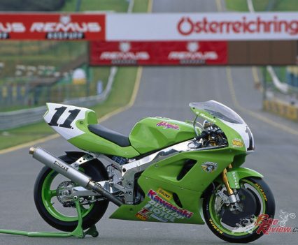 "Though the six-pot Nissin calipers gave a fierce bite when needed, they also had that low-pressure sensitivity, perhaps because of each caliper’s differential piston sizes."