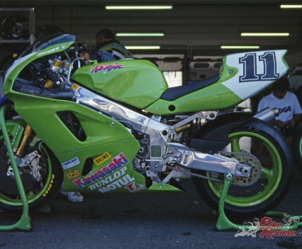 Scott Russell 1993 Kawasaki ZXR750R.
