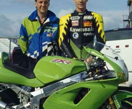 Russell with Peter Doyle.