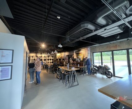 Triumph Factory cafe.