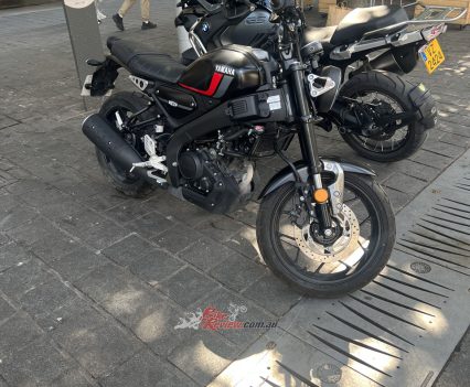 Heaps of random bikes that we didn't get in Aus. Like this Yamaha XSR125.
