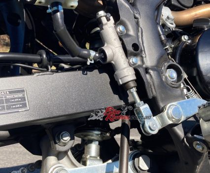 Basic rear shock does the trick.