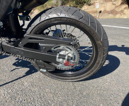 Taller gearing for commuting and cruising.