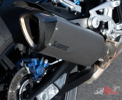 Akrapovic system.