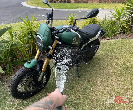 That first wash after being away for a month.