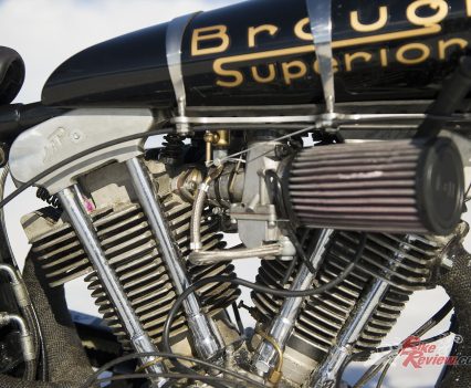 Freshly painted machine.