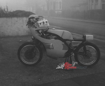 Freshly Built Hadleigh Honda 750, February 1975.