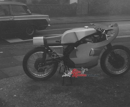 Freshly Built Hadleigh Honda 750, February 1975.