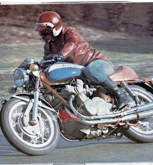 Despite a claimed 65hp@7,900rpm, the MV wasn’t that fast, topping out at 112mph and with a quarter mile time that could be bettered by a two-fifty.