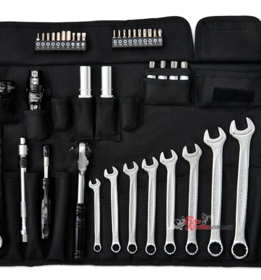 The new Moto Hansa Tool Bag has just about everything you need to make those simple repairs a breeze, all packed into a compact bag that'll fit under your seat or seamlessly strapped to the back of your bike!