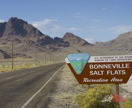 Bonneville Salt Flats.