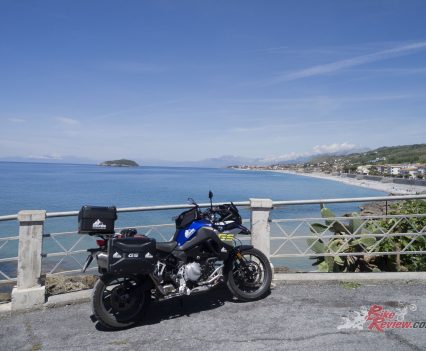 You never seem to be far from the sea in southern Italy.