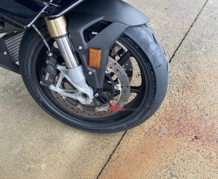 S 1000 RR with Michelin Power Cup tyres.