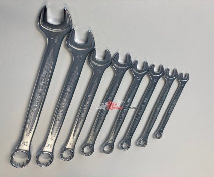 Metric ring - open ended spanners 8mm to 19mm in my kit.