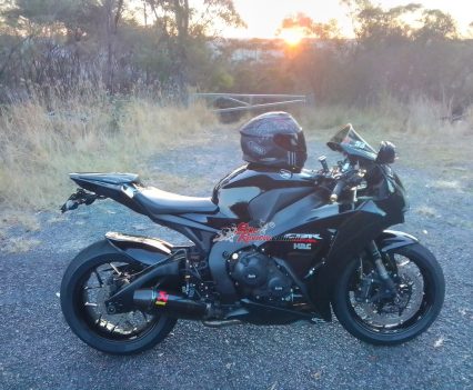 Todd's CBR1000RR with his GT-Air II.