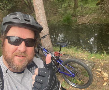 Jeff has clocked up around 230km so far on his BikeReview YDX-Moro 07 and reckons he has been smiling every second on it.