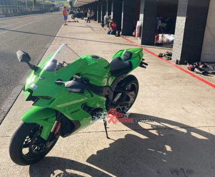 The ZX-10RR in its element.