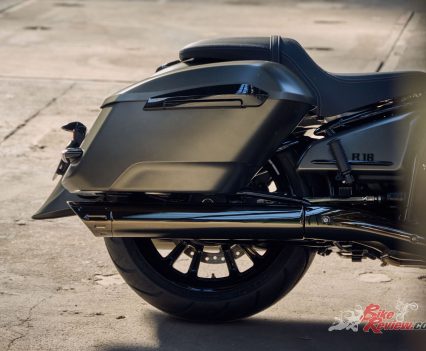 Slim bagger panniers.