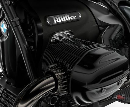 New dark chrome trims.