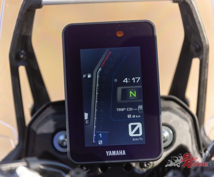 Vertical TFT display.