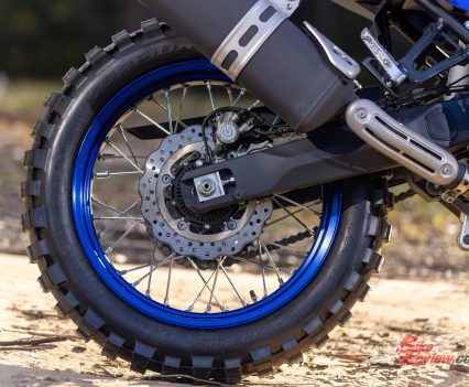 245mm rotor, single-piston Brembo caliper.