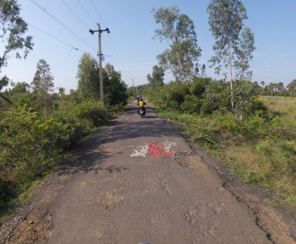 Hitting some of these bumps, the Bullet still didn't bottom out.