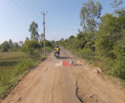 Some wild roads with huge bumps didn't unsettle the Bullet at all.
