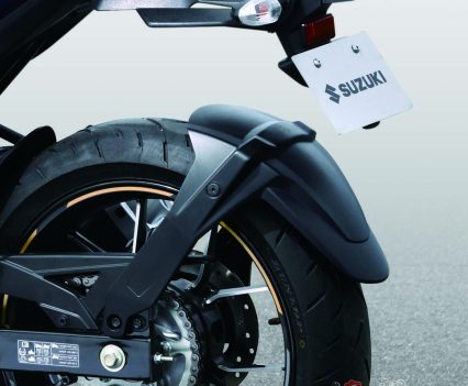 150/60 – 17 rear tyre.