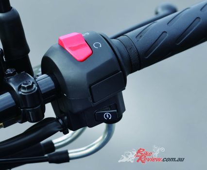 Standard Suzuki switchegear.