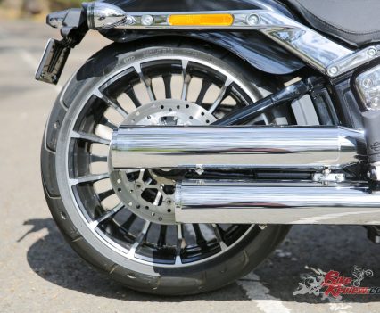 292mm rotor, two-piston floating caliper.