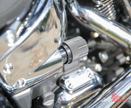 Remote preload adjuster.