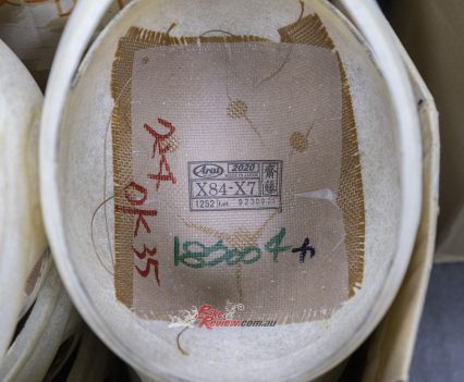 Kevlar mat at the top.