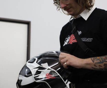 Checking out the new lid.