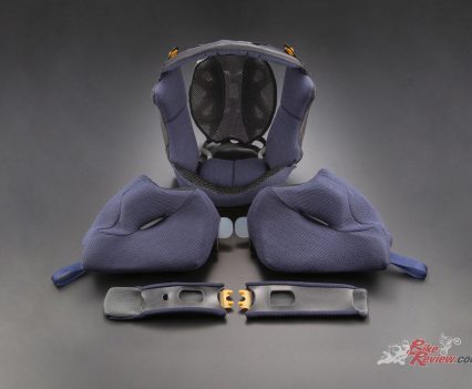 Adjustable foam inserts.