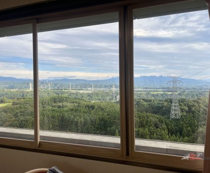 The view from our hotel room.